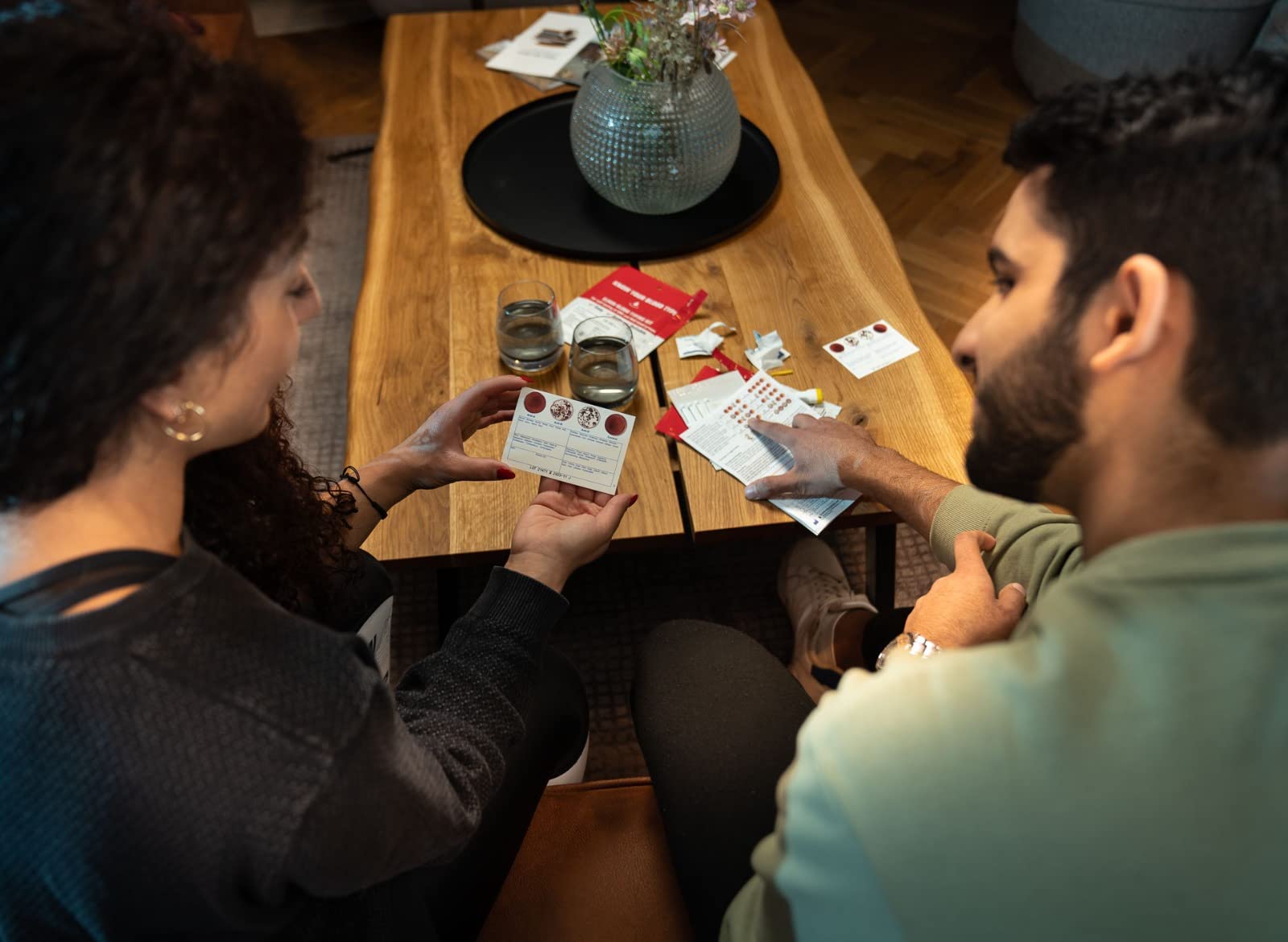 EldonCard durable plastic card stores results for future reference
