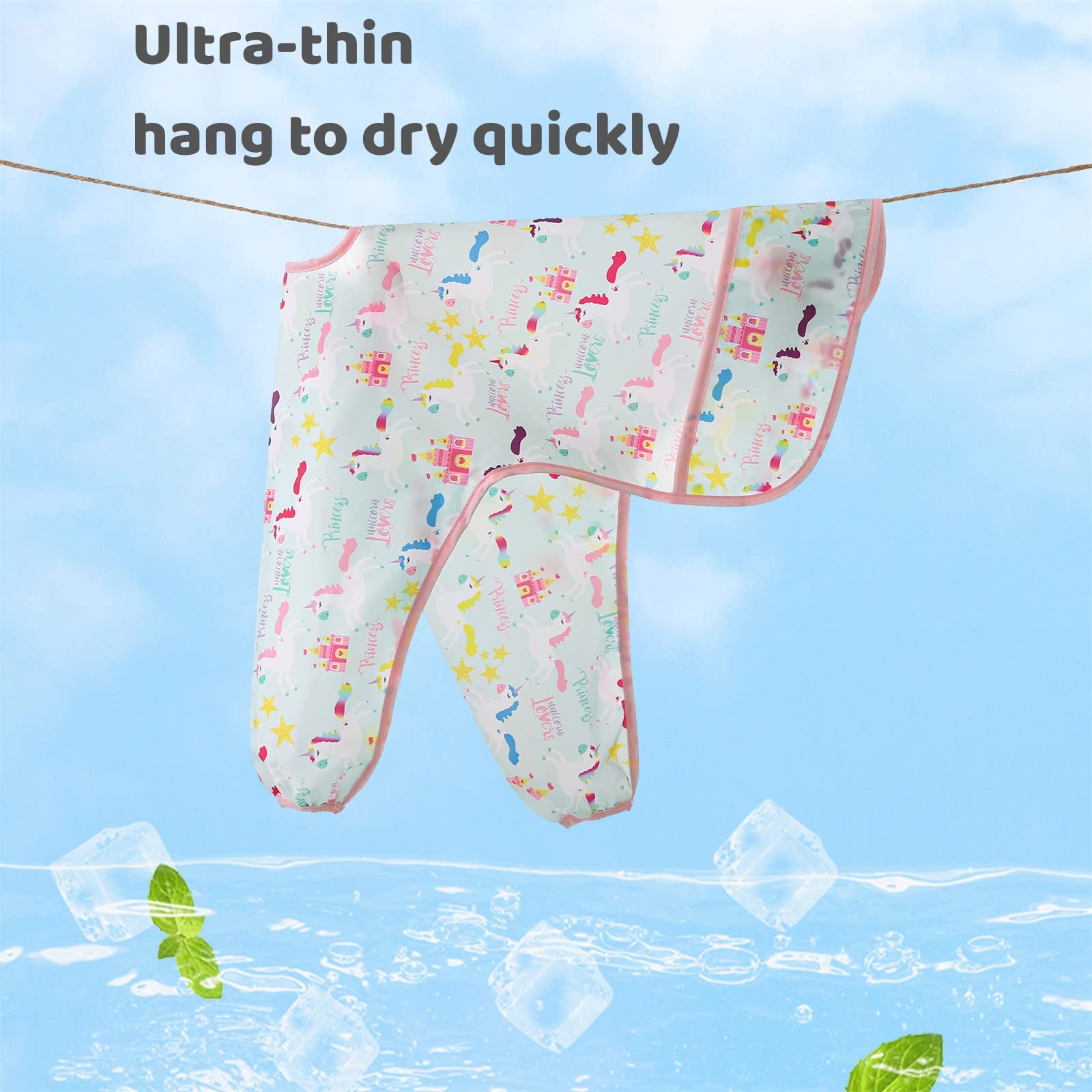 ElecMotive lightweight bibs are ideal for on-the-go meals.