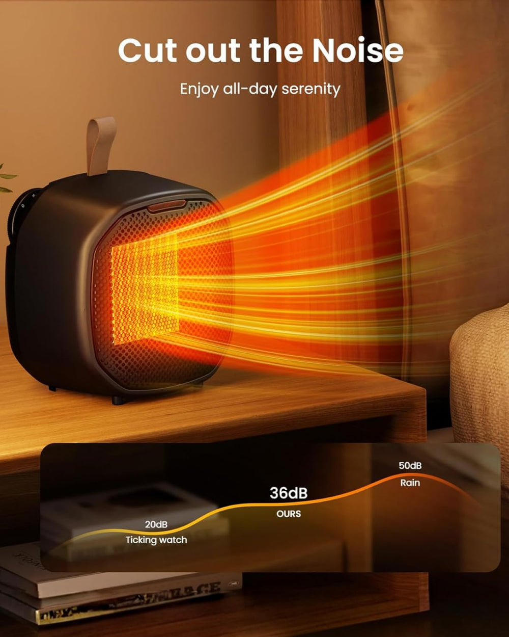 Electactic compact design fits small desks and shelves