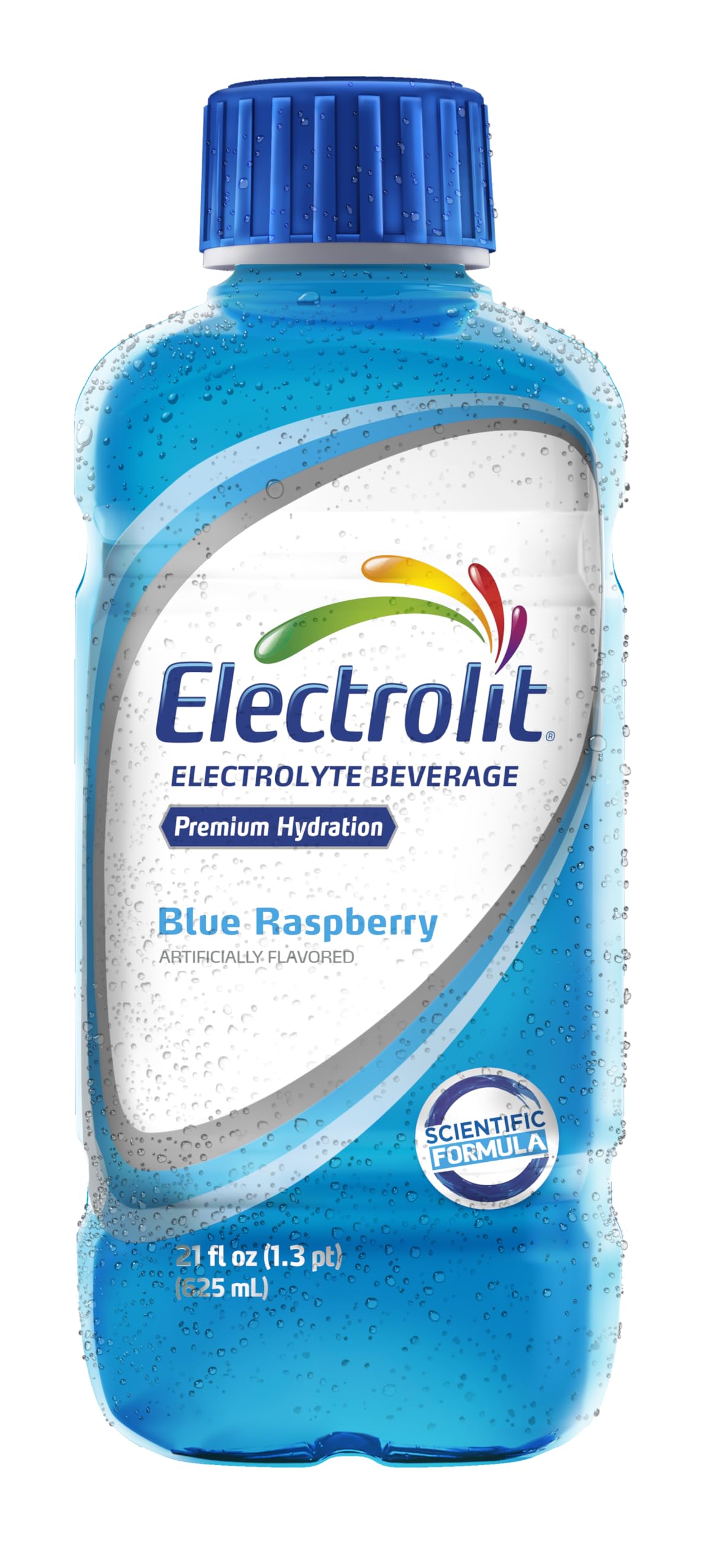 Electrolit Blue Raspberry pour shows quick hydration during activity.