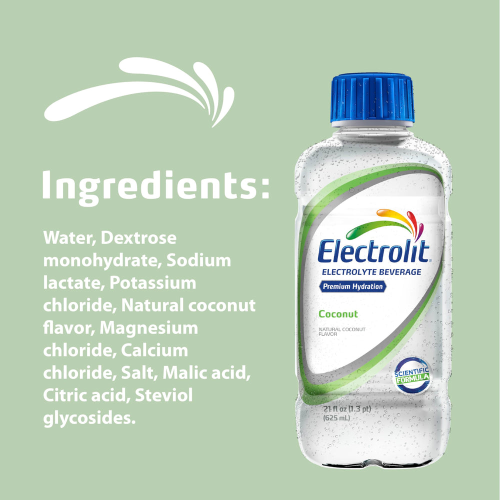 Electrolit Coconut 12-pack ready for workouts.