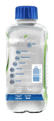 Electrolit Coconut with glass emphasizes refreshing taste.