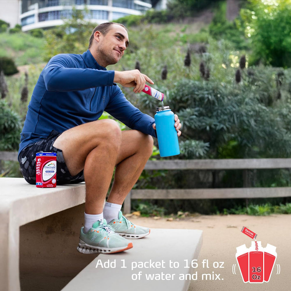 Electrolit gluten-free label signals safe daily hydration option.