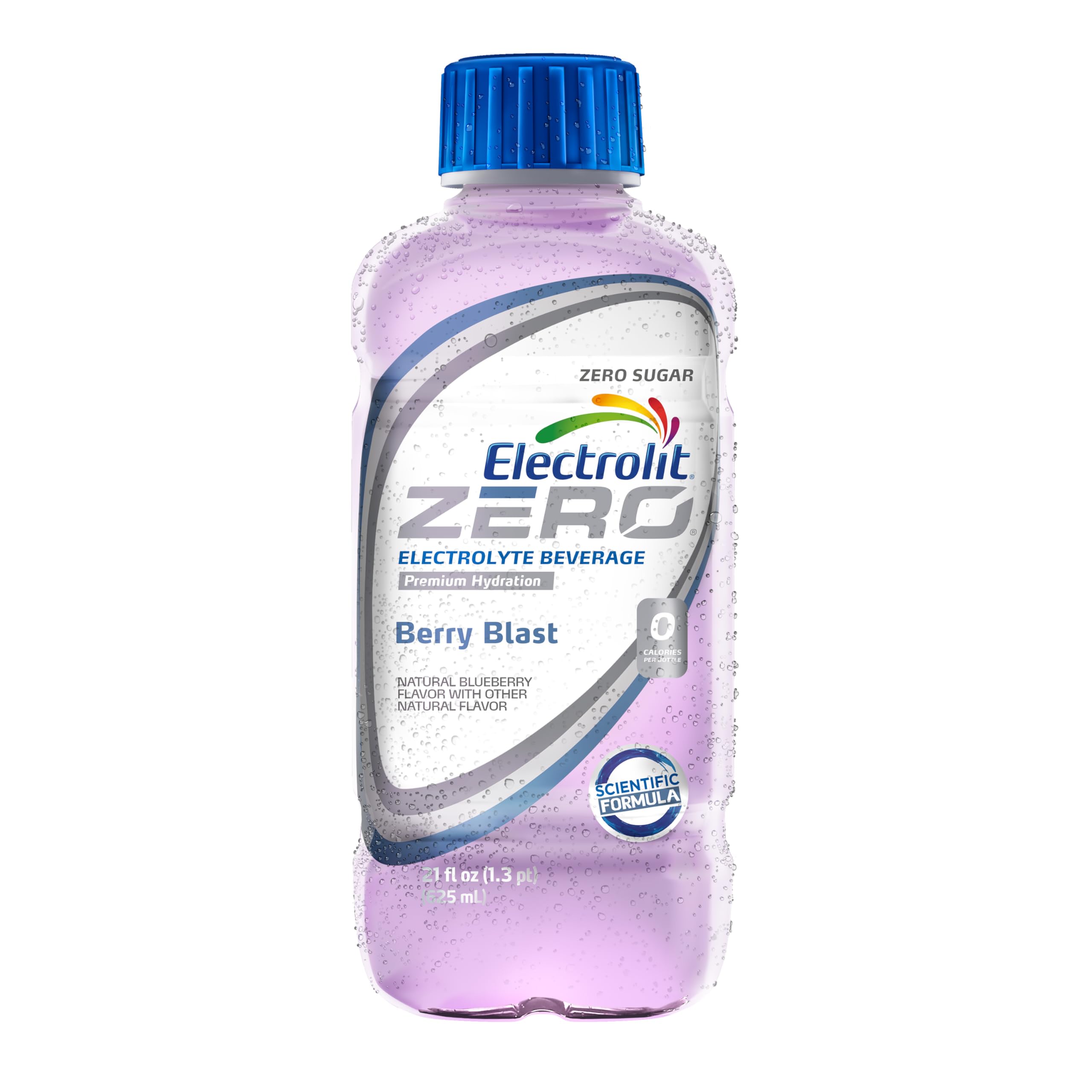 Electrolit Zero Berry Blast bottle for quick on-the-go hydration.