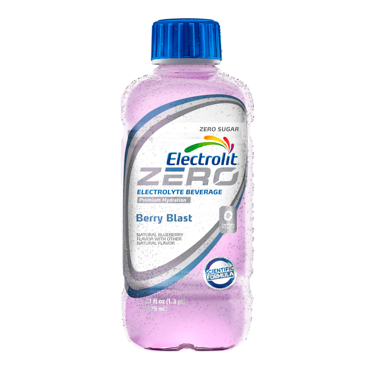 Electrolit Zero Berry Blast bottle for quick on-the-go hydration.