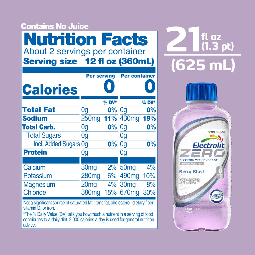 Electrolit Zero Berry Blast pack-12 ready for family hydration.