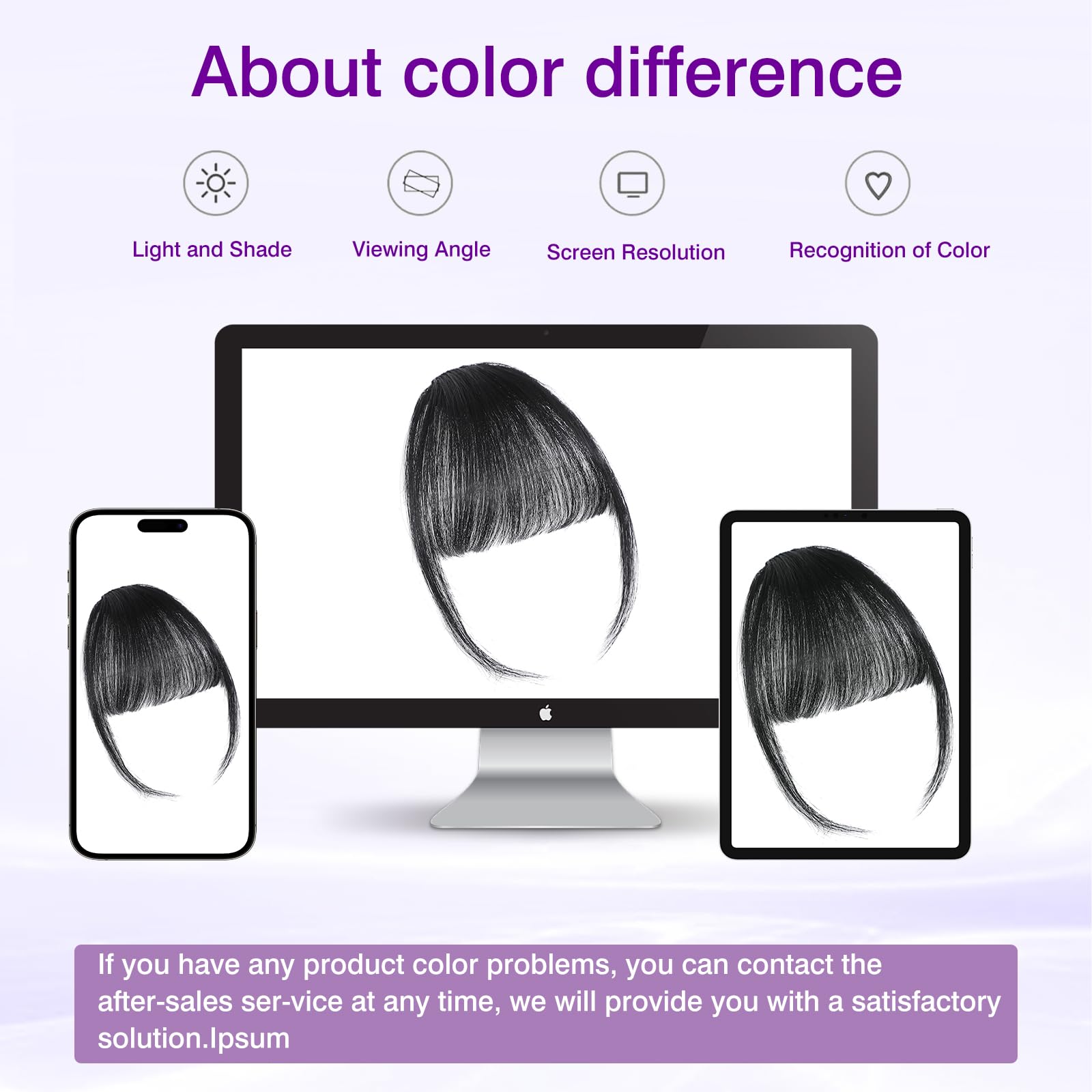 ELEFOCUS high-quality human hair enables versatile styling options.