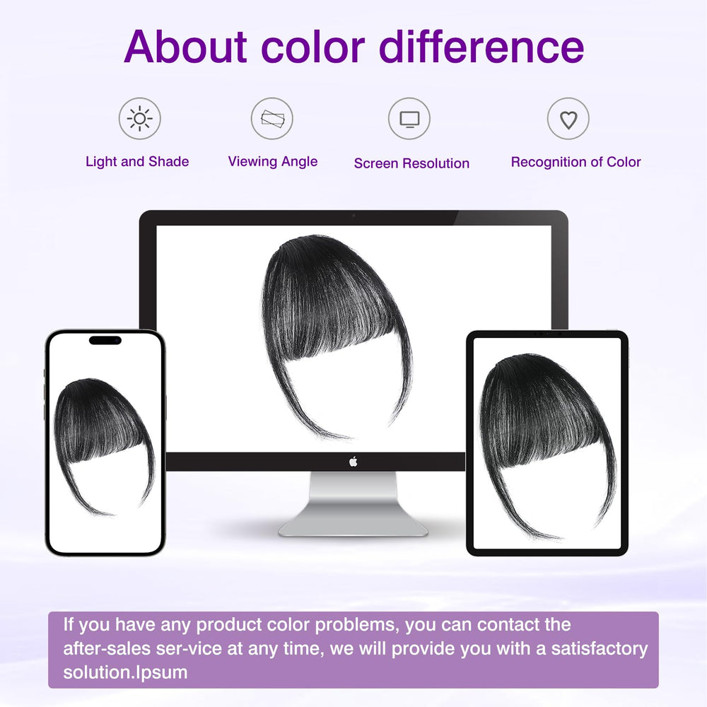 ELEFOCUS high-quality human hair enables versatile styling options.