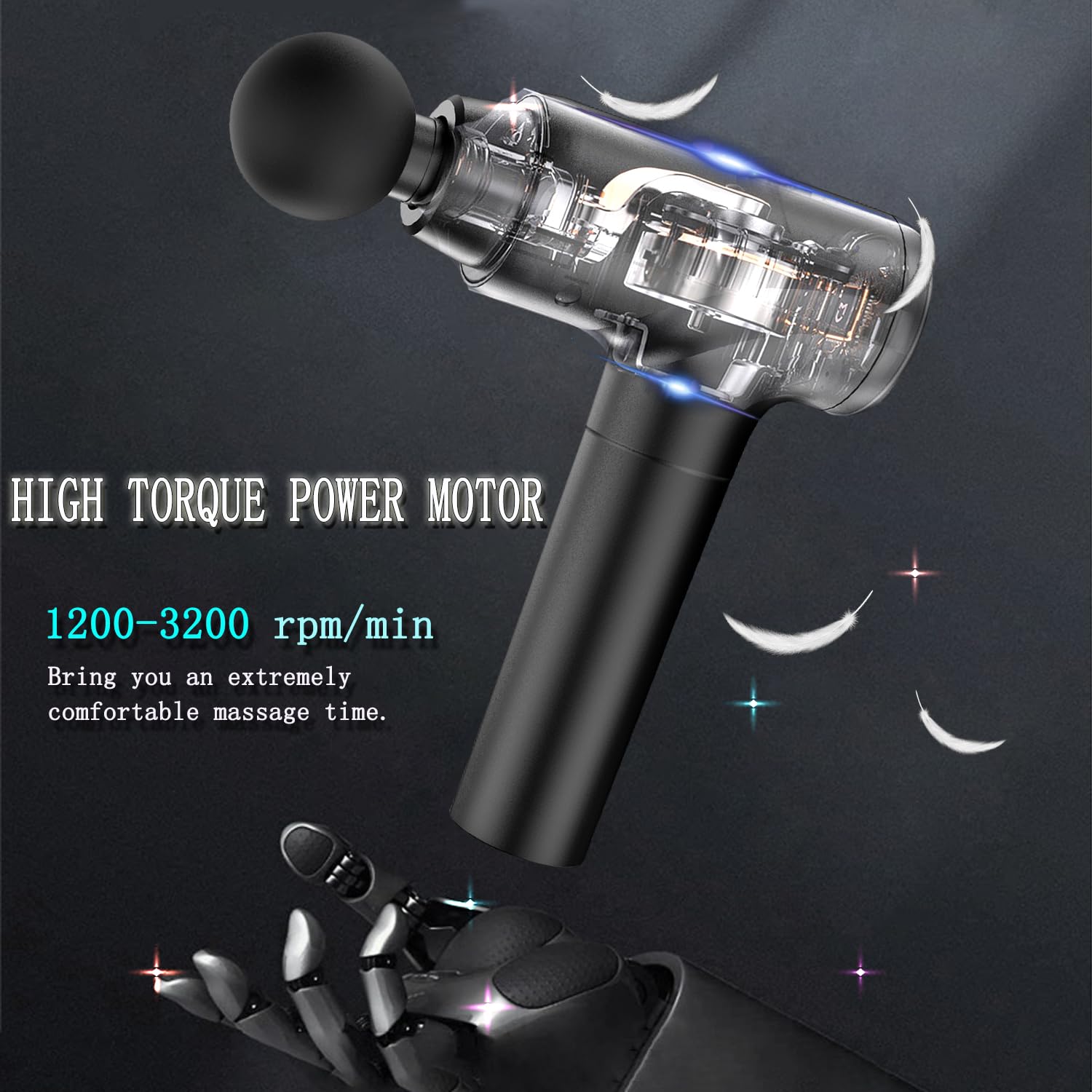 Elefor Massage Gun ultra-quiet motor supports discreet sessions.