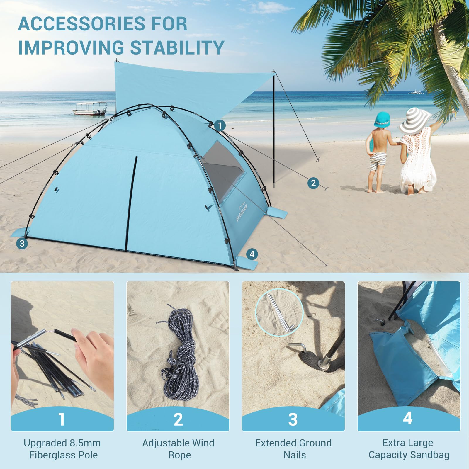 Elegear CumbreX compact folded form for easy transport