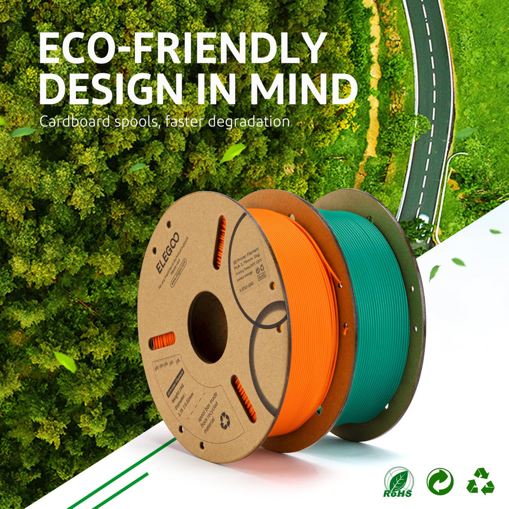 ELEGOO PLA Plus compatible with most 1.75mm FDM printers.