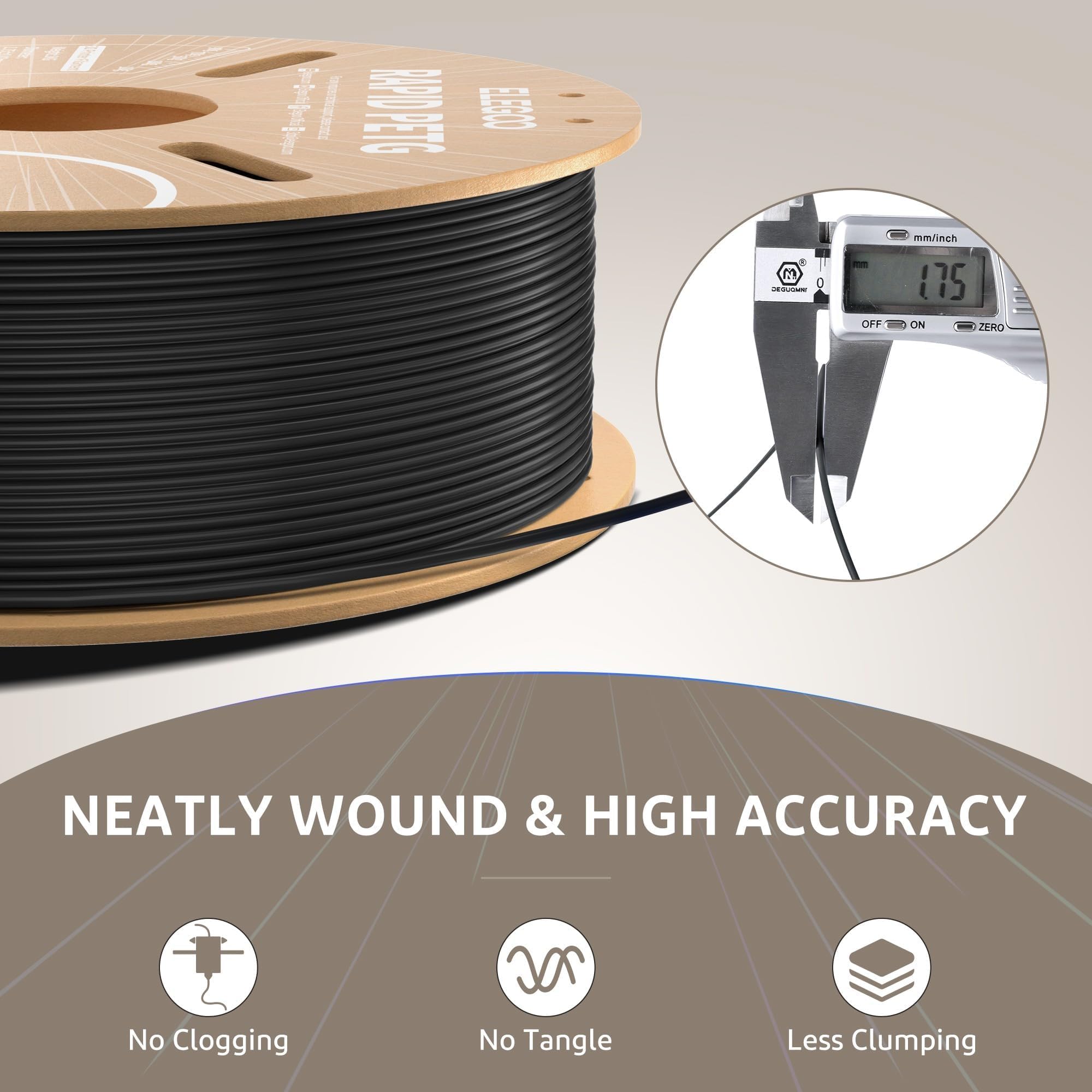 ELEGOO Rapid PETG printer-ready setup enables high-speed performance.