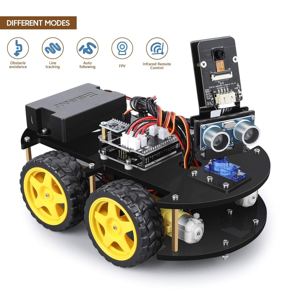 ELEGOO UNO R3 kit mobile control via Android and iOS