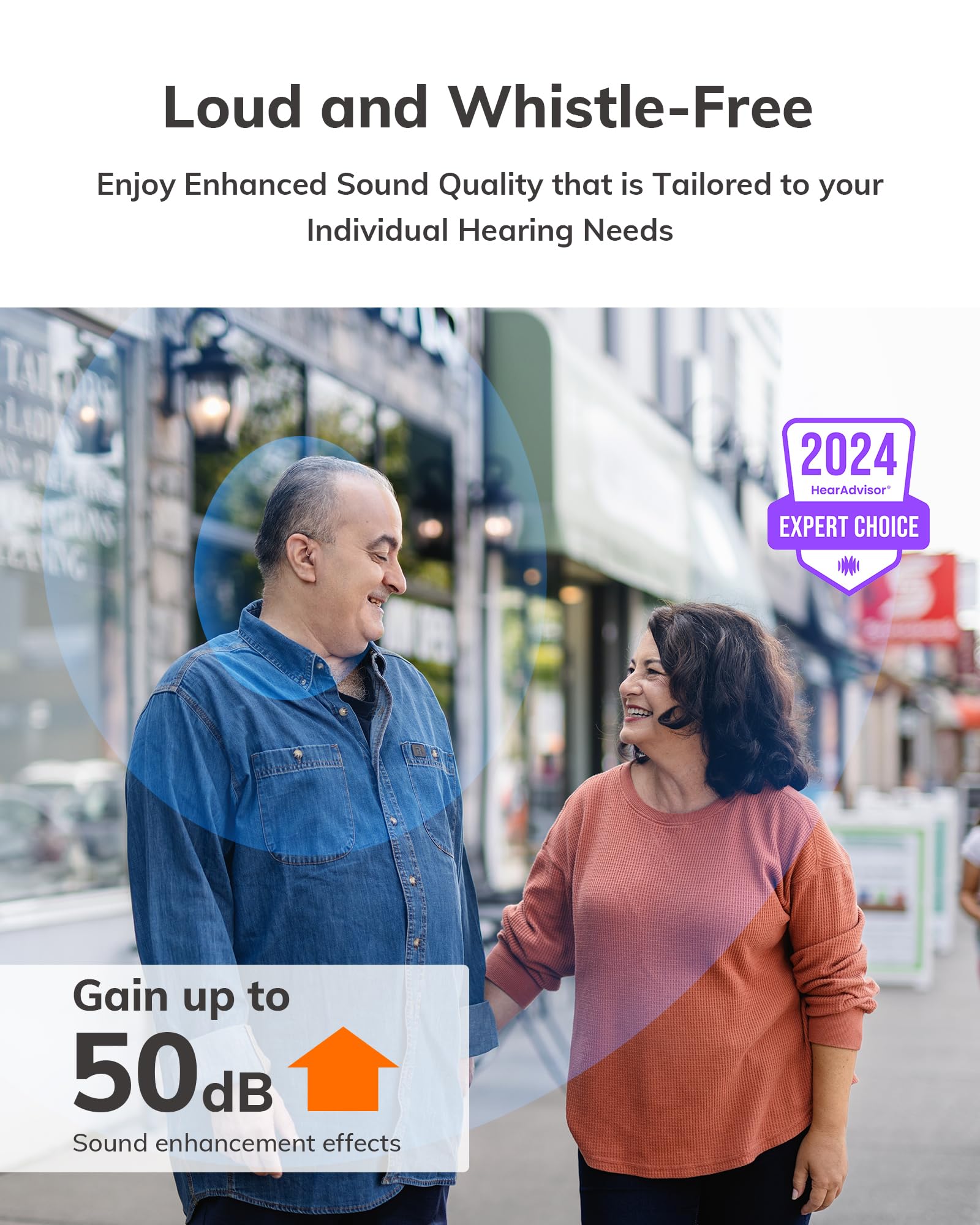 ELEHEAR Beyond app interface enabling volume control and AI translation.