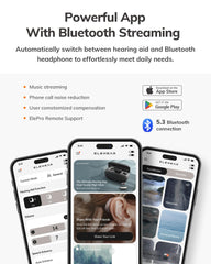 ELEHEAR Beyond RIC-ear aids designed for discreet all-day wear.