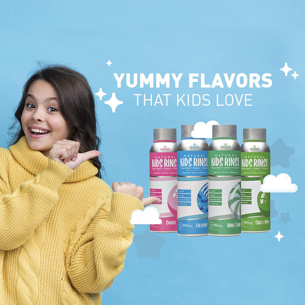 Elementa Silver bubble gum aroma enhances kid-friendly brushing