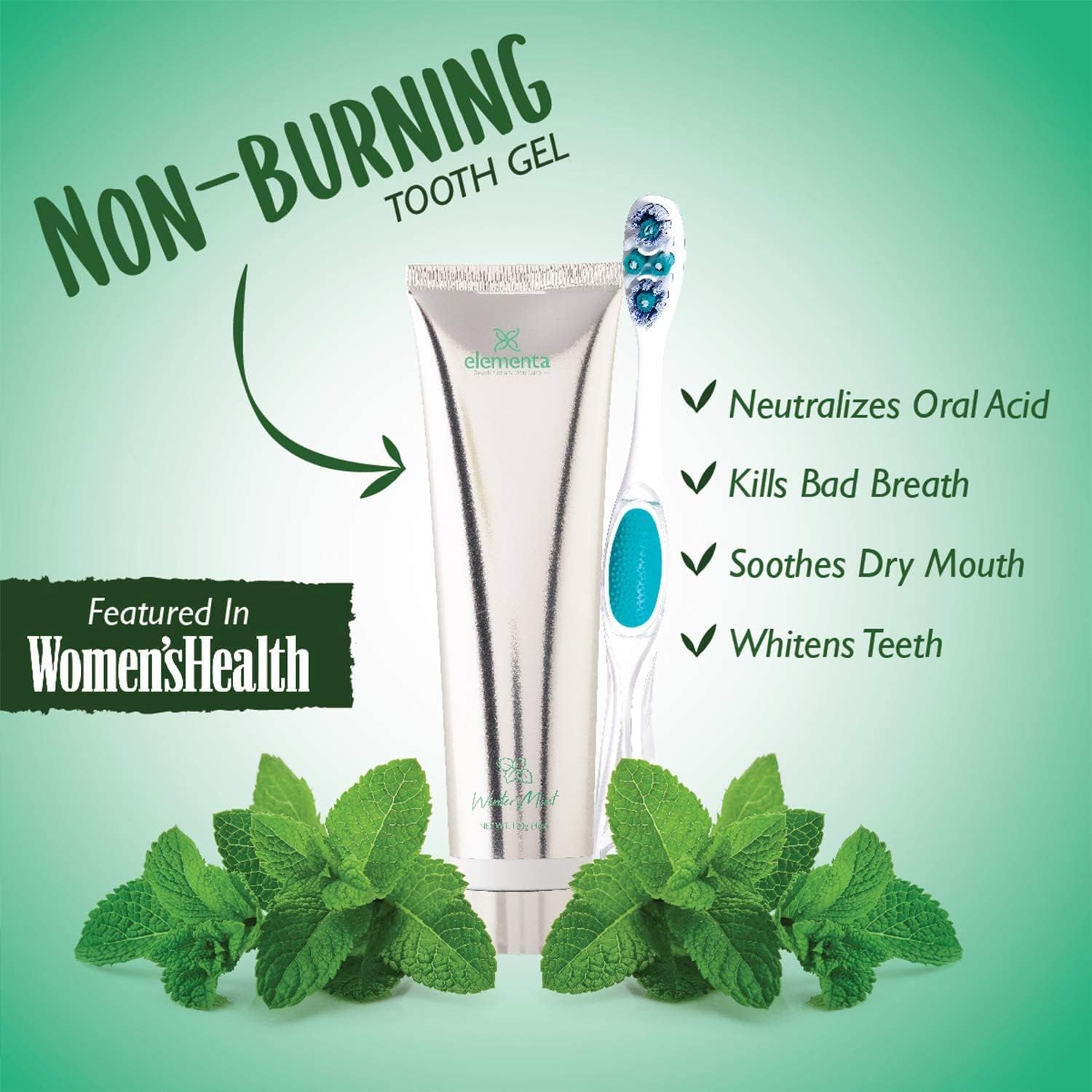 Elementa Silver remineralization-support toothpaste for enamel-friendly care