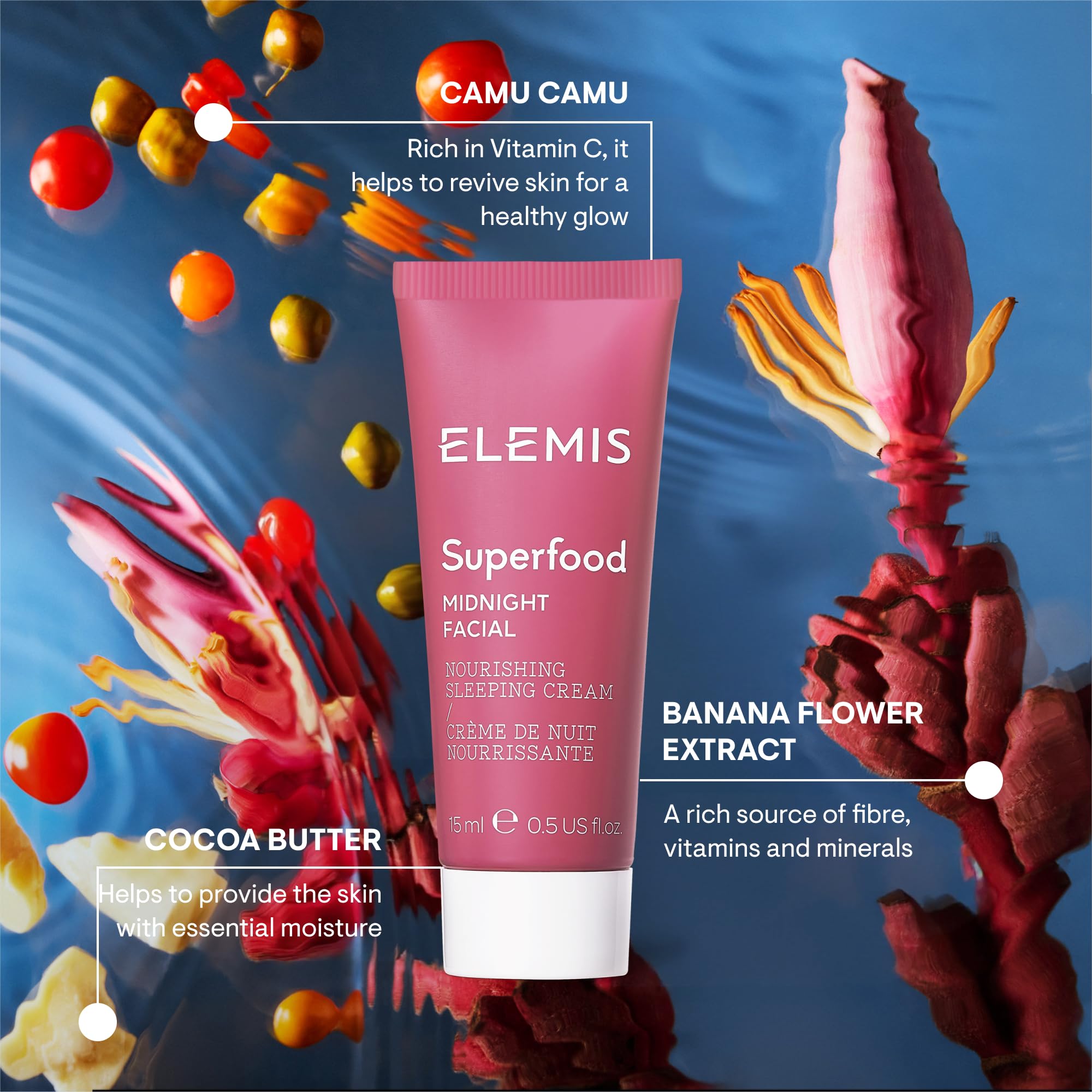 Elemis Omega 6 and 9 oils image hints at skin tone support