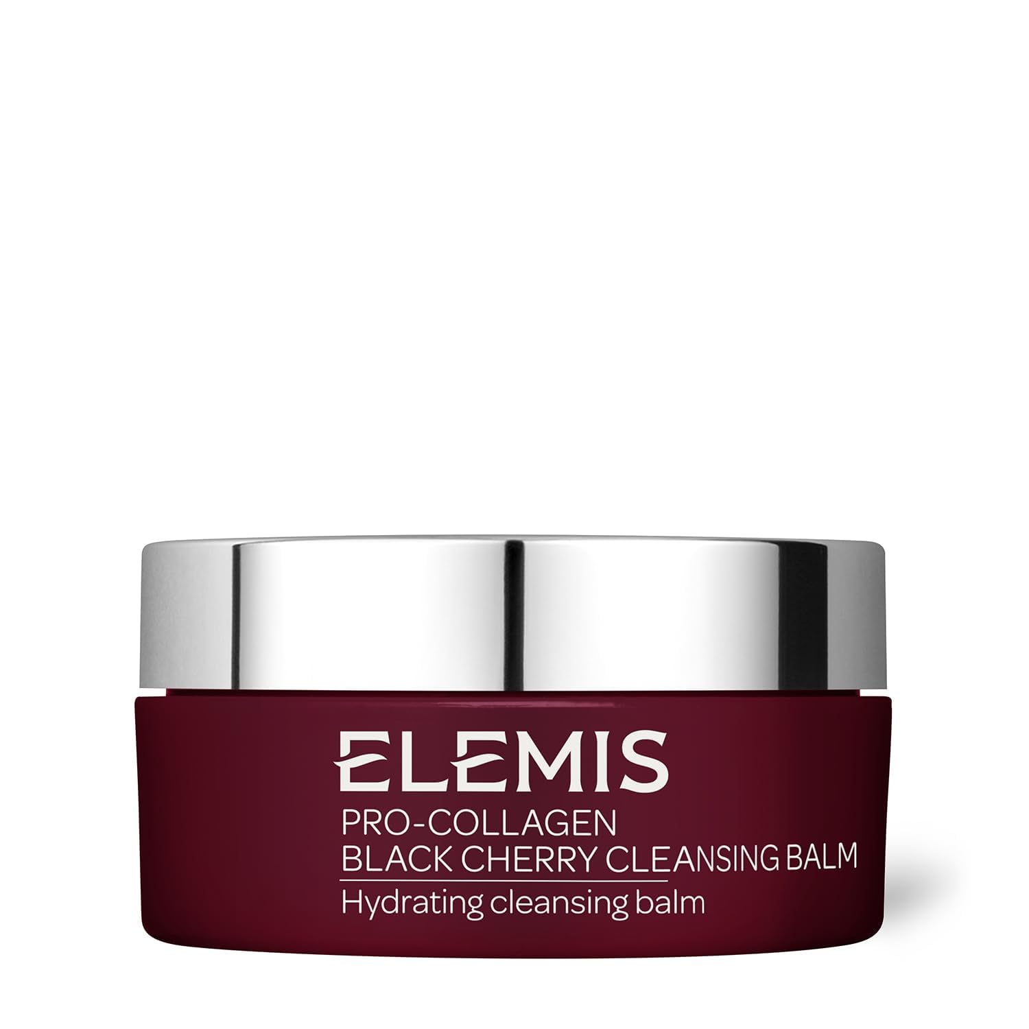 ELEMIS Pro-Collagen Black Cherry Cleansing Balm packaging shown for 3-in-1 use