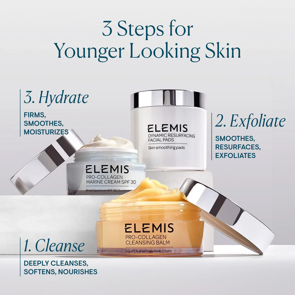 Close-up of oils in Elemis Pro-Collagen Cleansing Balm for nourishing cleanse