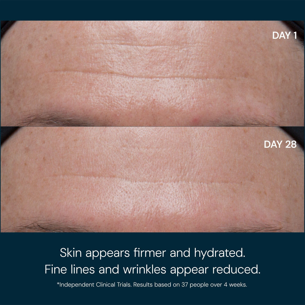 ELEMIS Pro-Collagen Marine Cream SPF 30 texture close-up highlights a light, non-greasy finish