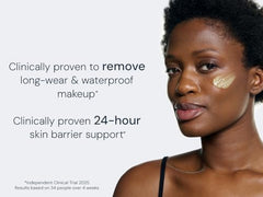 ELEMIS balm showing rose-oleo-extract texture for soothing skin feel.