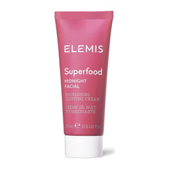 Elemis Superfood Midnight Facial bottle shows overnight hydration for dry skin