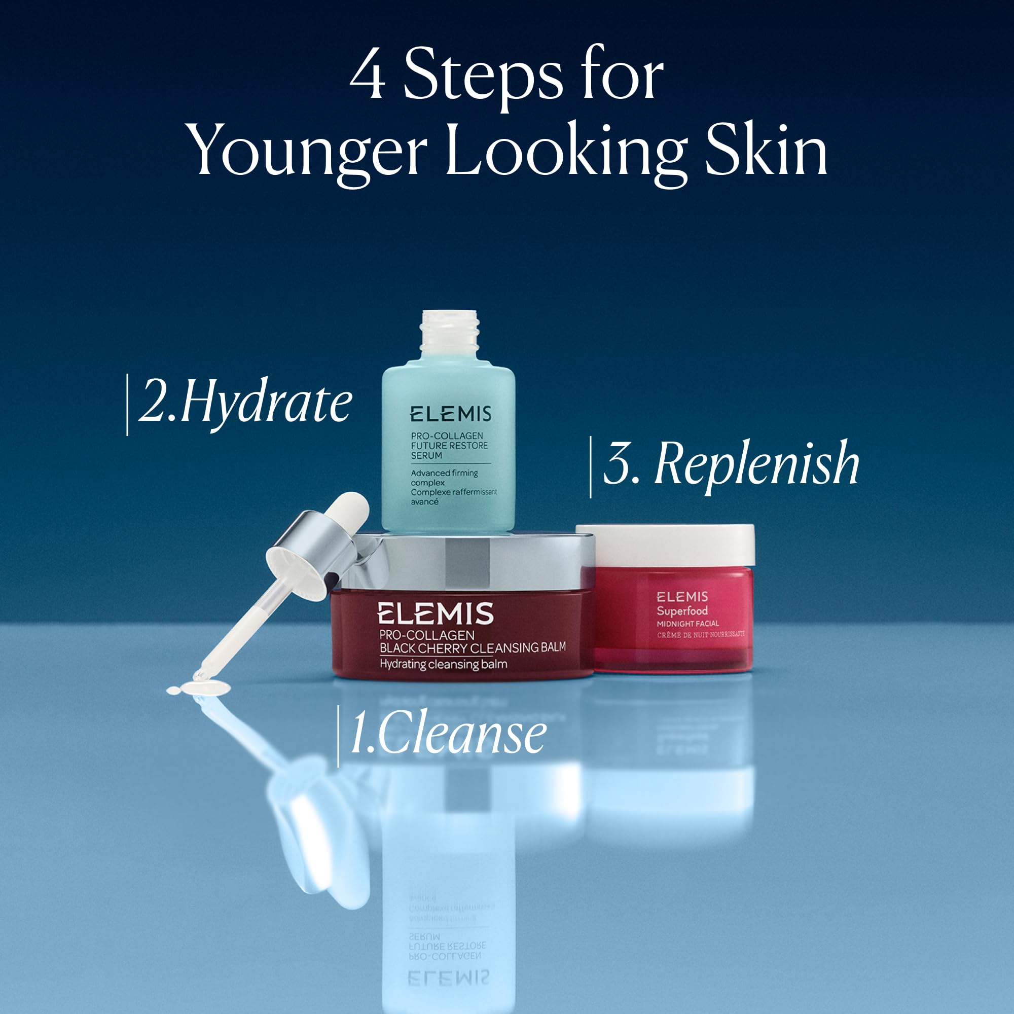 ELEMIS Superfood Midnight Facial cocoa-butter detail conveys nourishing moisture.