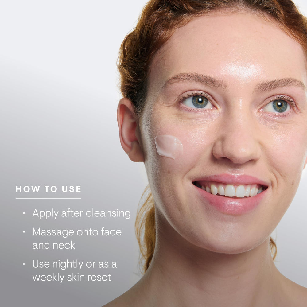 ELEMIS Superfood Midnight Facial applied at night as part of your routine.