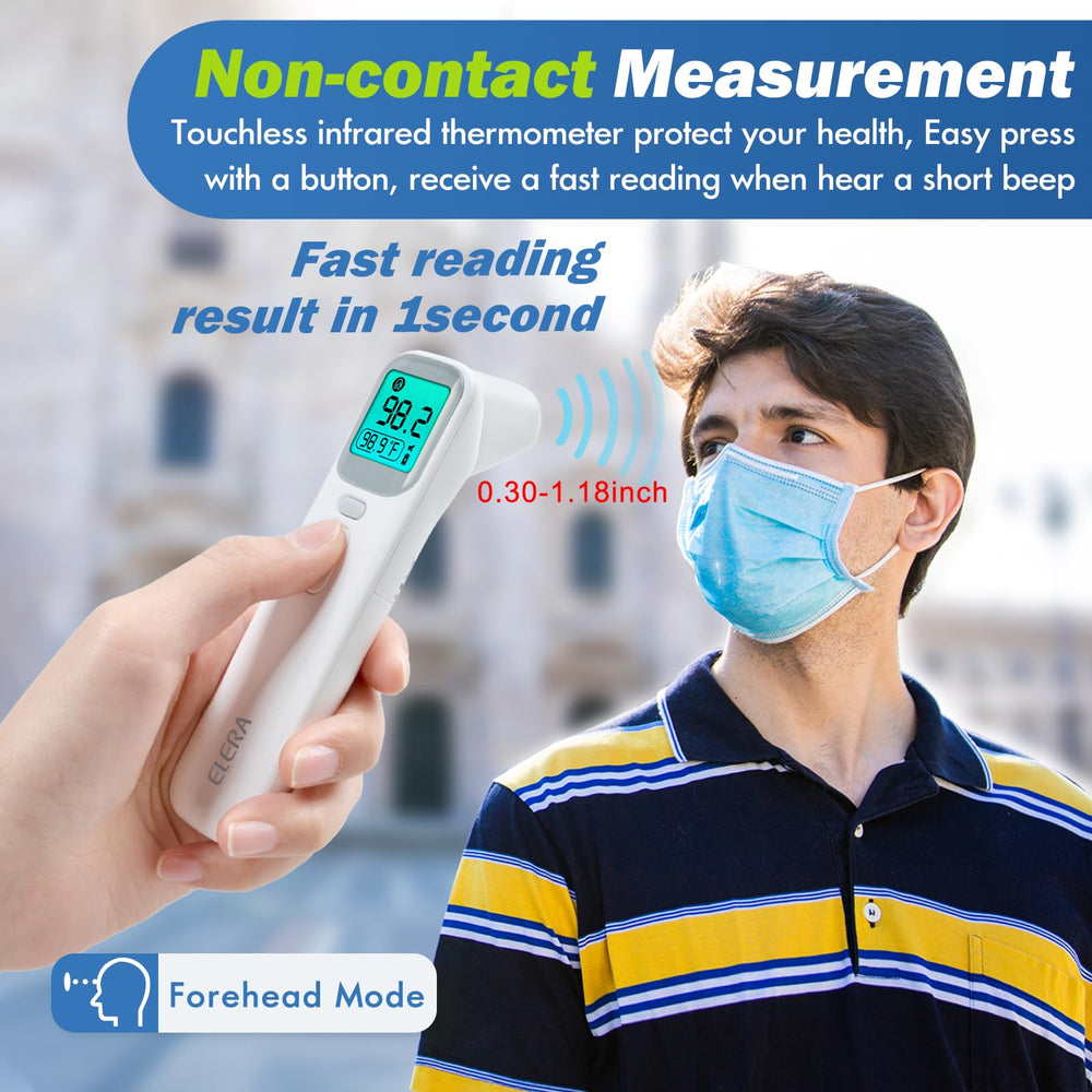 ELERA fever alarm with color indicators provides temperature awareness at a glance.