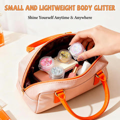 ELEVAVE face glitter star accent enhances eyes with shimmer.