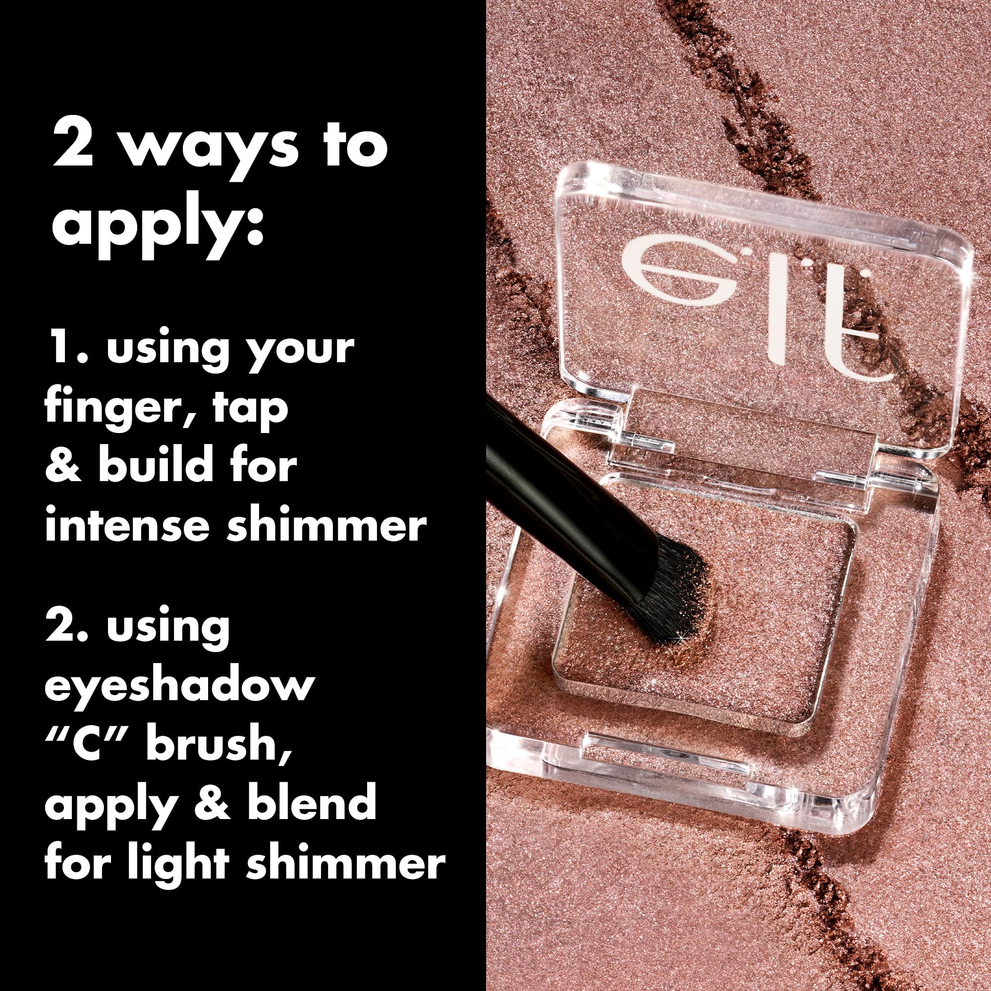 e.l.f. Fine as Fleck packaging close-up highlights vegan and cruelty-free status.
