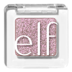 e.l.f. Fine as Fleck glitter eyeshadow topper swatch adds a shimmering, party-ready wash.
