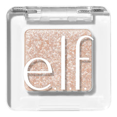 e.l.f. Fine as Fleck glitter eyeshadow tube closeup adds micro-glitter for a subtle sparkle.