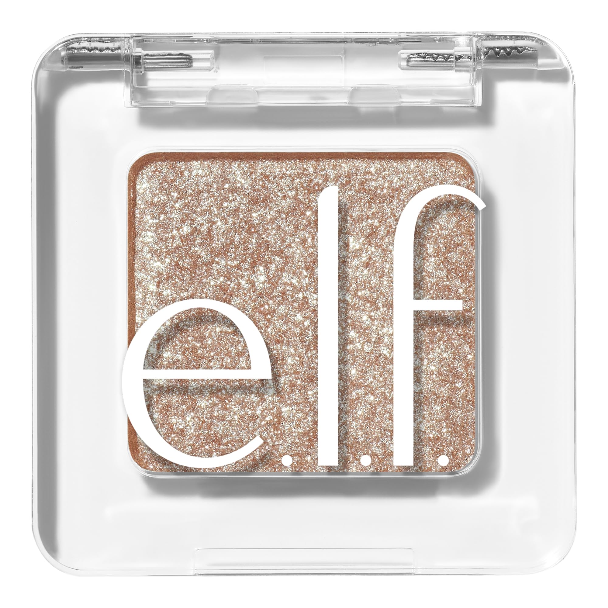 elf Fine as Fleck Glitter Eyeshadow tube close-up with micro glitter for radiant shimmer.
