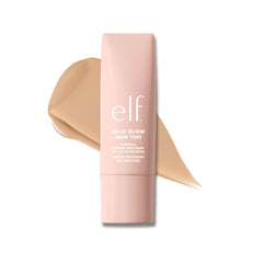 e.l.f. Halo Glow Skin Tint bottle cap close-up for on-the-go glow