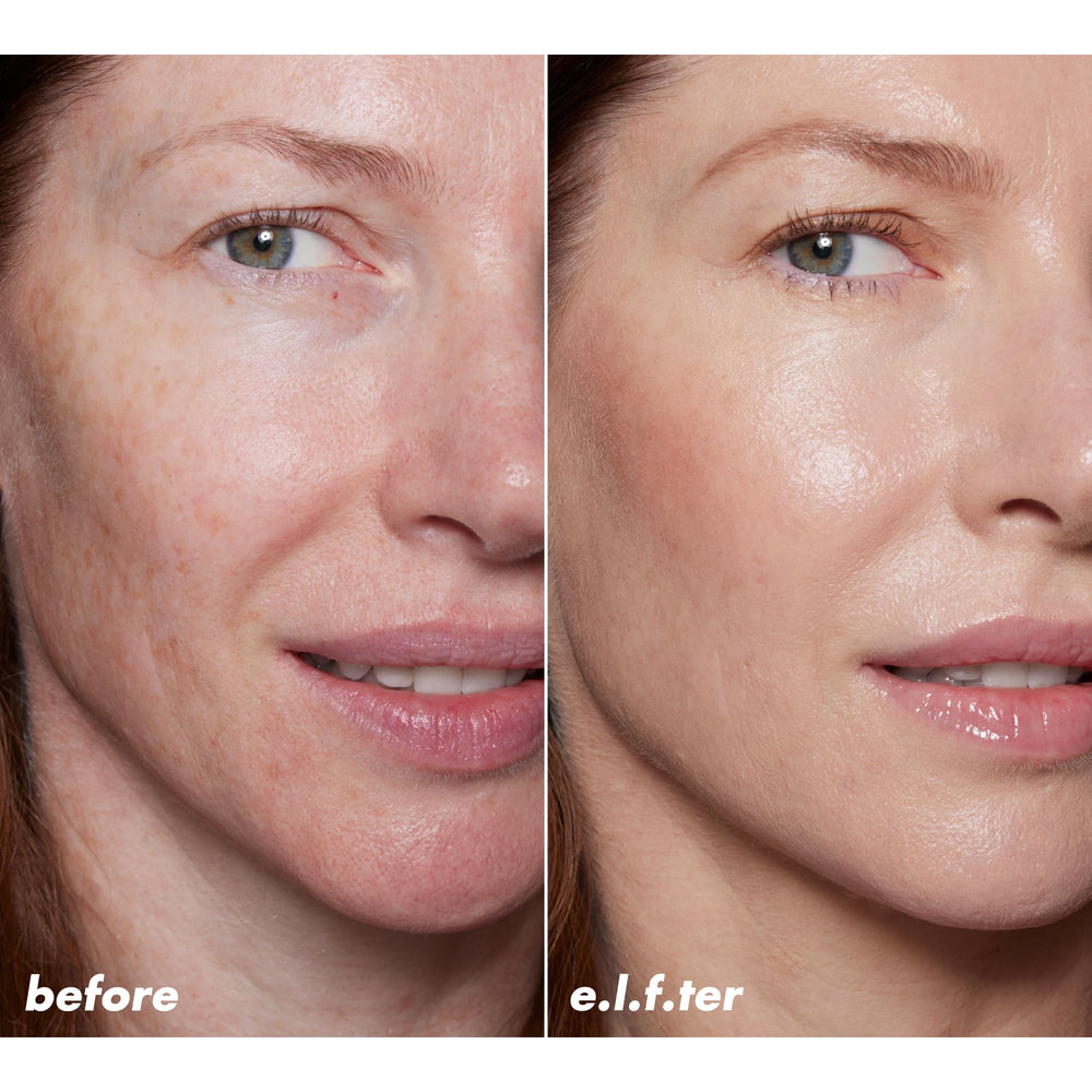Halo Glow Skin Tint label highlights SPF 50 mineral protection with zero white cast