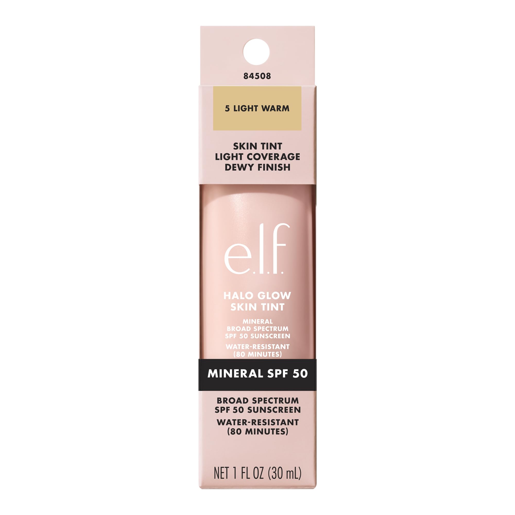 Vegan and cruelty-free certification logos with Halo Glow Skin Tint packaging.