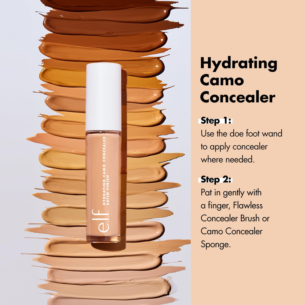e.l.f. Hydrating Camo Concealer swatch on skin for seamless blend