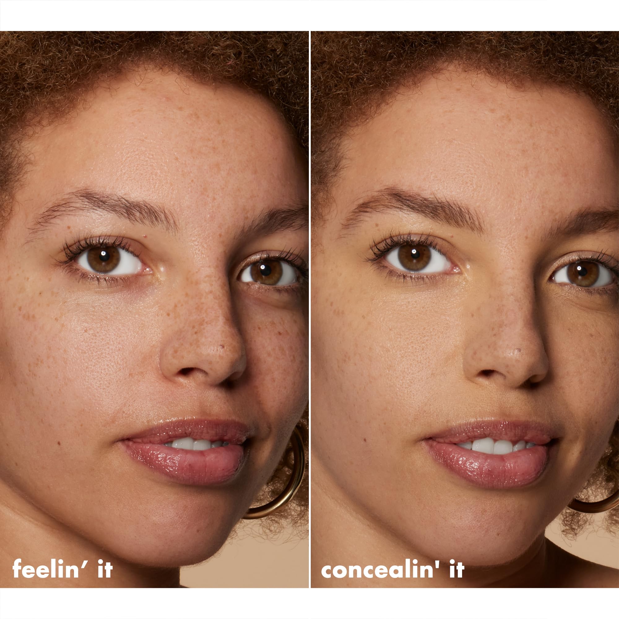 e.l.f. Hydrating Camo Concealer under-eye application on hydrated skin