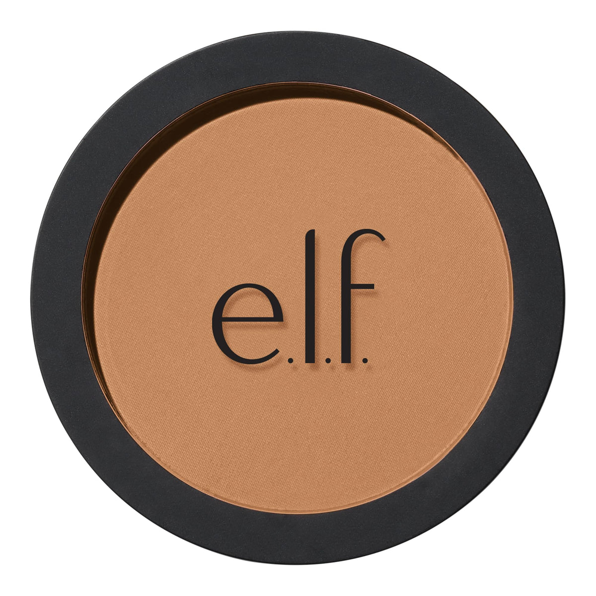 e.l.f. Primer-Infused Bronzer packaging with sleek design and vegan status.