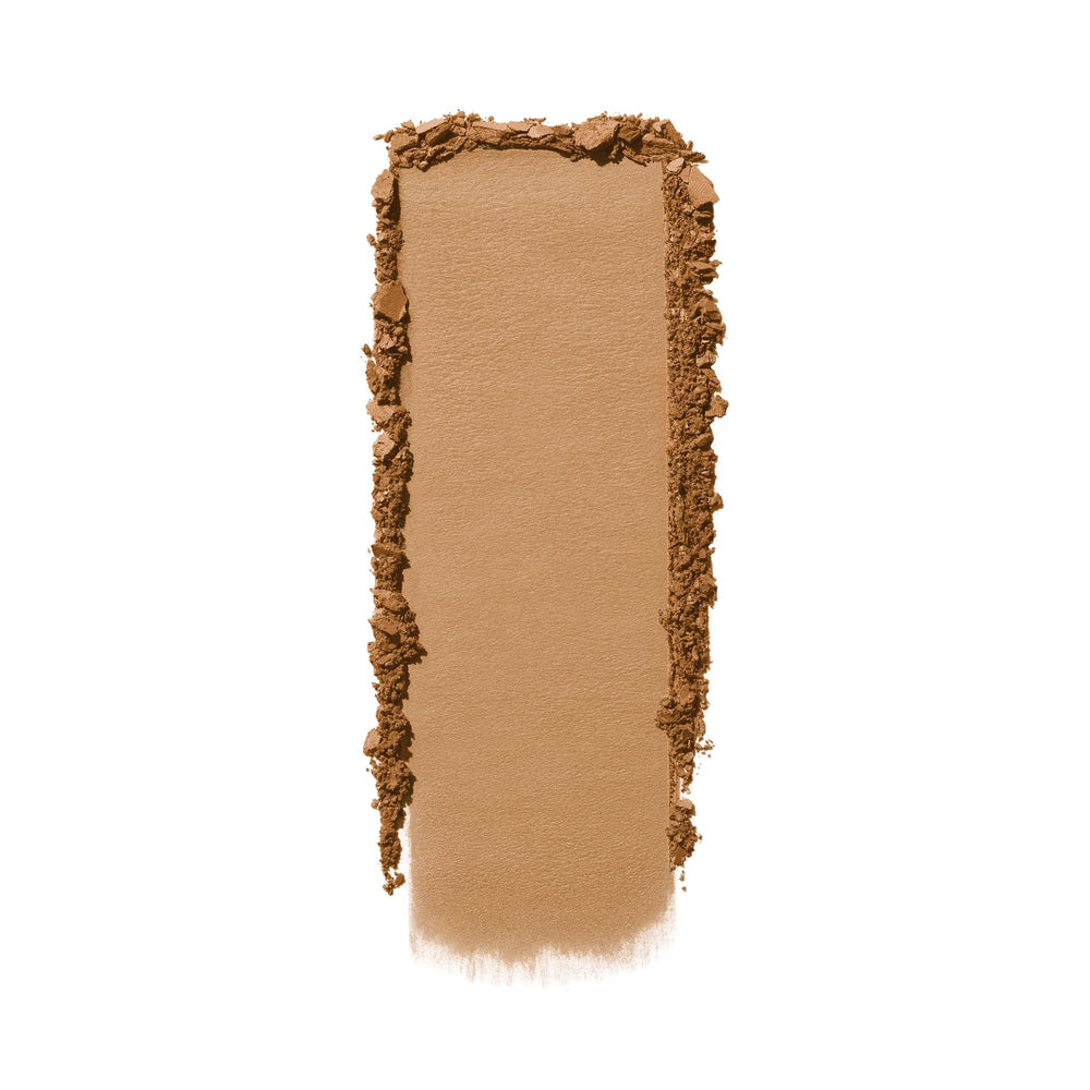 e.l.f. Primer-Infused Bronzer swatch demonstrates buildable color for a sun-kissed look.