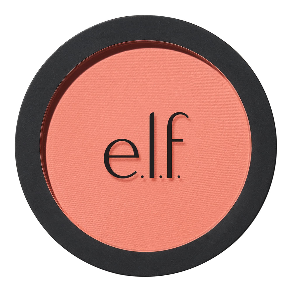 e.l.f. Primer-Infused Matte Blush packaging with sleek design and long-lasting color