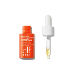 e.l.f. SKIN Bright Icon Serum bottle showing radiance and even tone potential