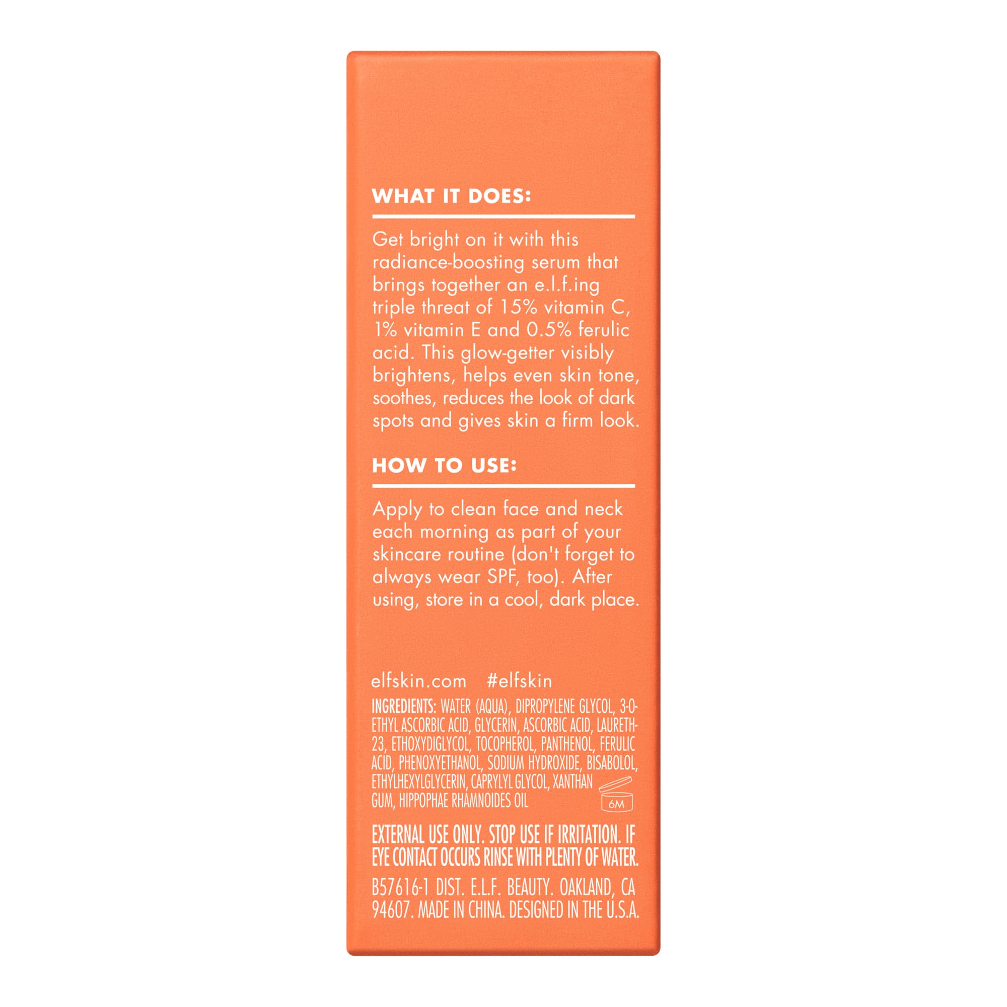 e.l.f. SKIN Bright Icon Serum travel mini bottle for on the go