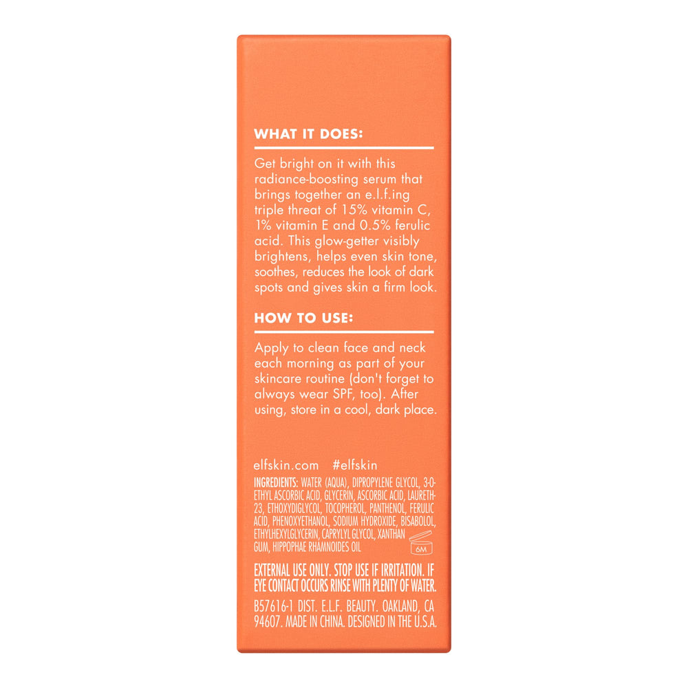 e.l.f. SKIN Bright Icon Serum travel mini bottle for on the go