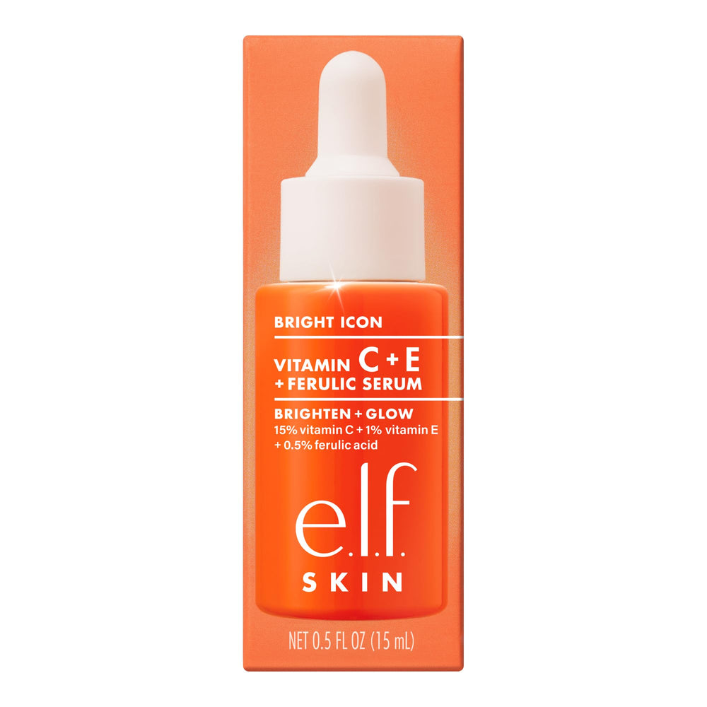 e.l.f. SKIN Bright Icon Serum vegan cruelty-free badge for ethical skincare