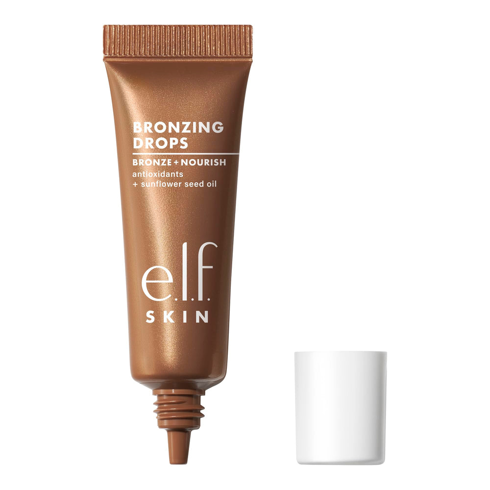 e.l.f. SKIN Bronzing Drops Mini bottle close-up for a sun-kissed glow
