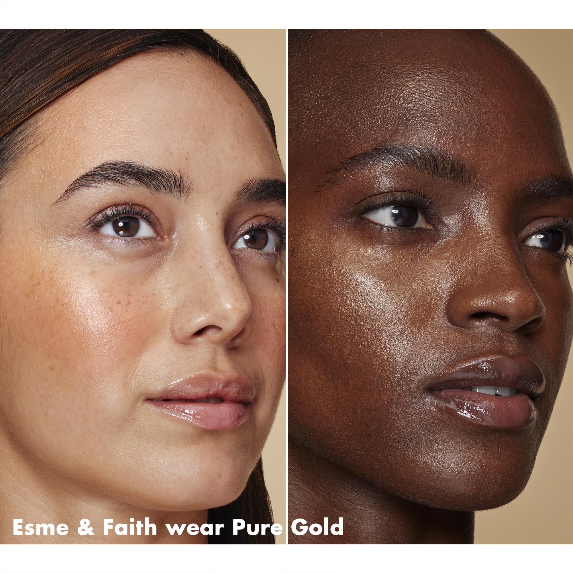 e.l.f. SKIN Bronzing Drops Mini swatch showing warm tint on skin