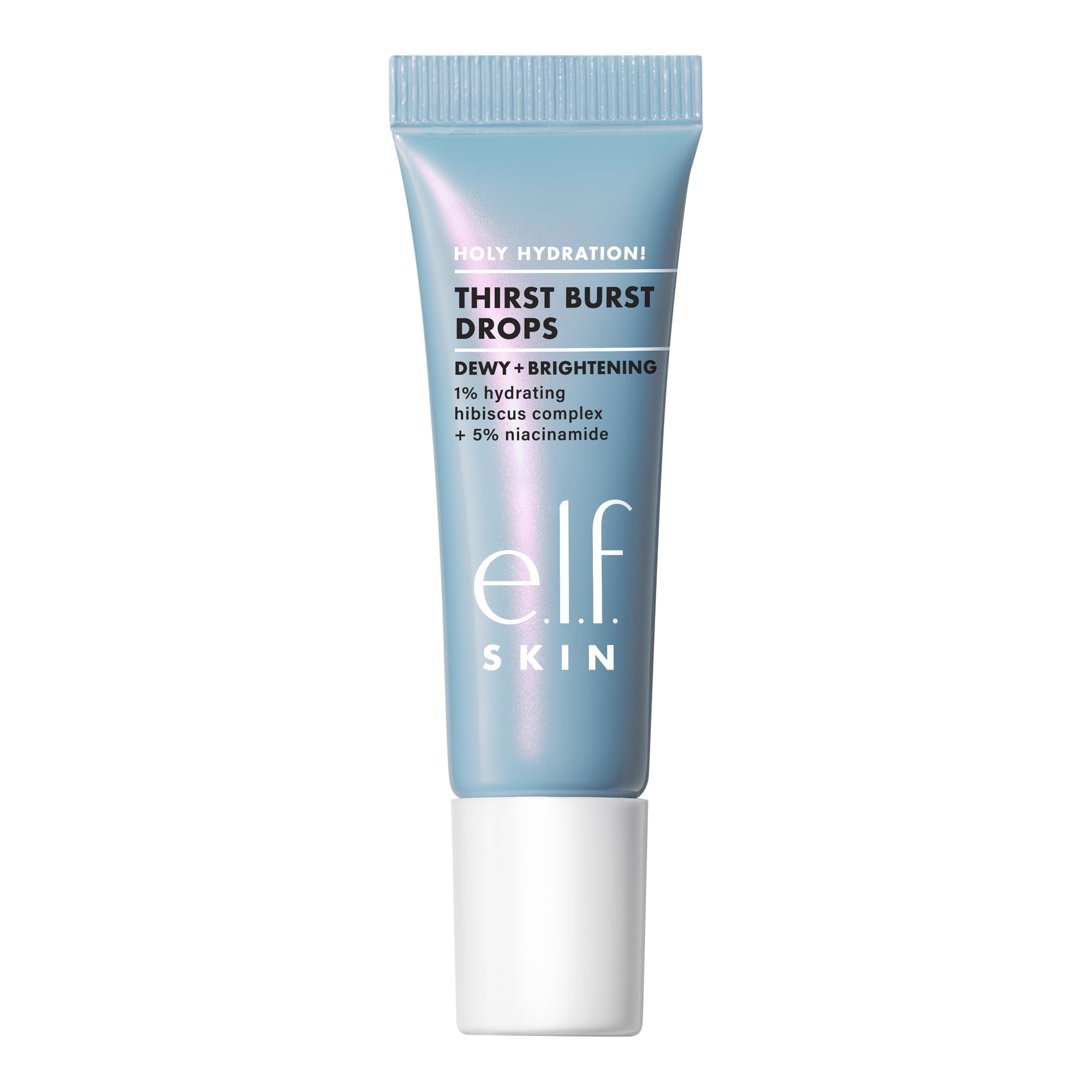e.l.f. SKIN Thirst Burst Drops brand shows vegan cruelty-free certification.
